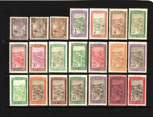 Madagascar,  mixed of 1920s,  MH*  (2732)