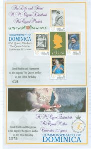 Dominica #2345-2346 Mint (NH) Souvenir Sheet (Queen) (Royalty)