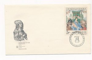 D149839 Albrecht Dürer Paintings FDC Czechoslovakia
