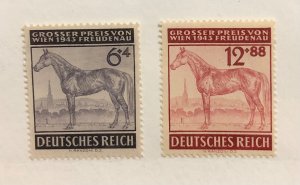 Germany.1943. Semi postal. Scott B244-45 unused