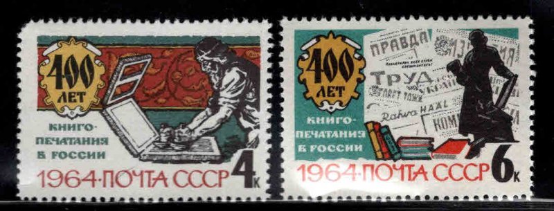 Russia Scott 2863-2864 MNH** set