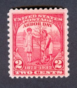 US Scott 717 Mint OG Hinged F