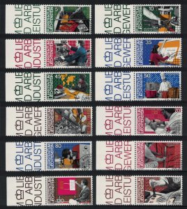 Liechtenstein Occupations 12v Margins 1984 CTO SG#844-855