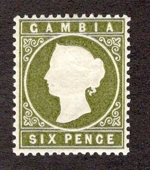 Gambia #18e F/MOG ~JM-2454