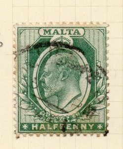 Malta 1904-06 Early Issue Fine Used 1/2d. 029078