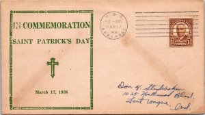 USS Arkansas - 3.17.1936 - Saint patrick's Day - F48756