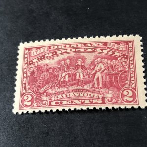 U.S.# 644-MINT NEVER/HINGED---ORISKANY IN SARATOGA--1927