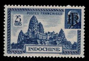 Indo-China Scott 263 MH* Overprinted stamp