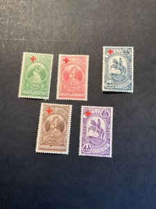 Stamps Ethiopia Scott# B1-5 hinged