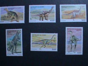 GUINEA- 1997 SC#1417-22 PREHISTORY ANIMALS  STAMPS COMPLETE SET MNH VF