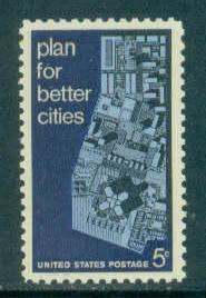 1333 5c Urban Planning Fine MNH