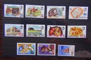 Lesotho 1980 set to 2m on 2a MNH 