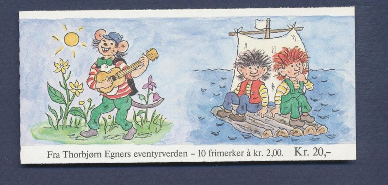 NORWAY  -  Scott 851a - MNH complete booklet - Children Cartoon  - 1984 --c