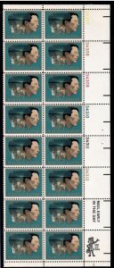 US # 1485 , American Arts , Plate Block of 16 - I Combine S/H