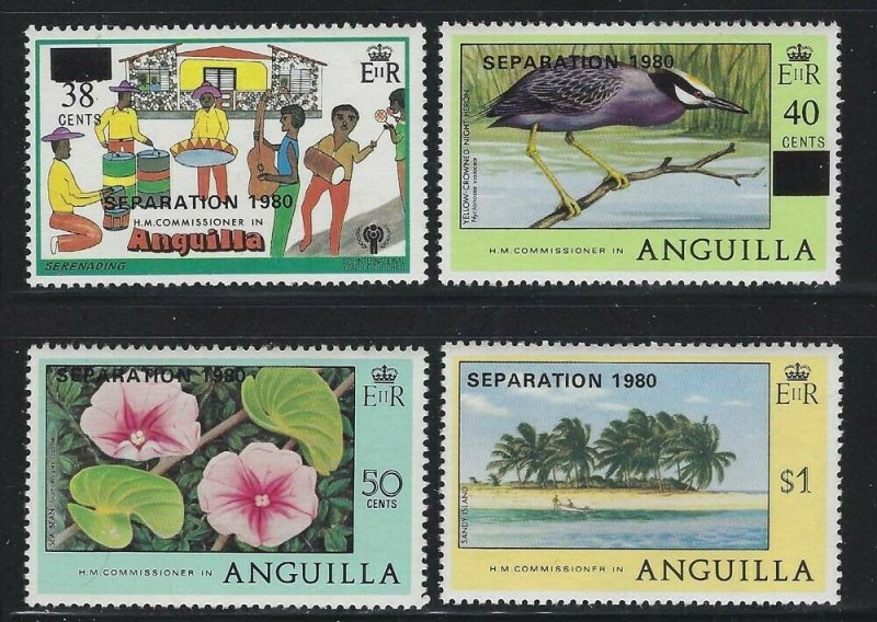 Anguilla 1980 Sc#402/423 SEPARATION 1980 Set (22 values) MNH