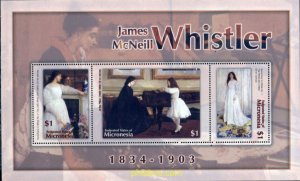 230705 MNH MICRONESIA 2003 PINTURAS DE JAMES MCNEILL WHISTLER