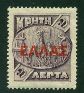 Crete 1909 #112 MH SCV(2020)=$0.35