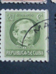 ​CUBA-1917-SC#264//279-13 OVER 100 YEARS OLD CUBA FAMOUS PERSONS USED STAMPS