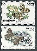 Spain 3023-3024, MNH. Butterflies 2000.