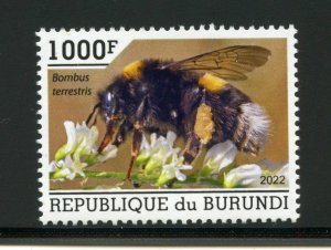 PBURUNDI 2022  BEES  STAMP  MINT NEVER HINGED