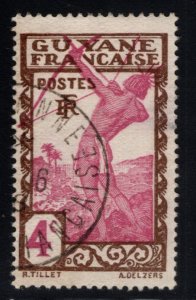 French Guiana Scott 110 Used stamp expect similar cancel