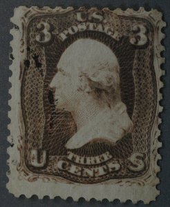 United States #65 Three Cent Washington Used