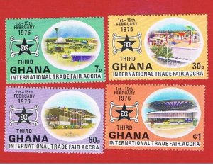 Ghana #574-577  MNH OG   Trade Fair    Free S/H