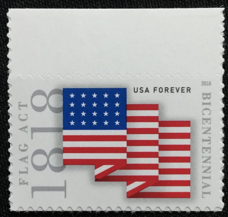 US #5284 MNH Single w/selvage (.50) Flag Act of 1818 SCV $1.00