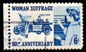 SC# 1406 - (6c) - Women Suffrage, used single