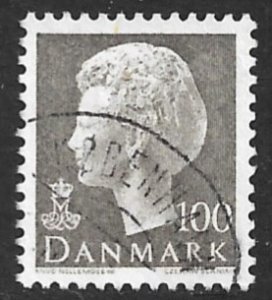 DENMARK 1974-81 100o Queen Margrethe Portrait Issue Sc 542 VFU