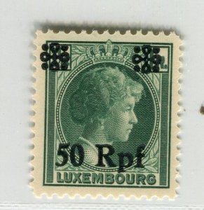 GERMANY; LUXEMBOURG OCCUPATION 1940s Charlotte surcharged MINT MNH 50pf. value