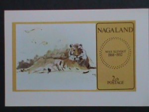 ​NAGALAND- PROMOTION- ENDANGER ANIMALS-TIGER -IMPERF MNH S/S VF-EST. $6