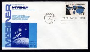 US 1557 Mariner Ten Fleetwood U/A FDC