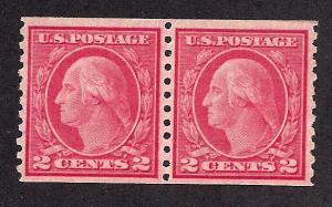 492 Mint,OG,LH... Pair... SCV $21.50