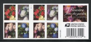 UNITED STATES FLOWERS FROM THE GARDEN COMPLETE BOOKLET MINT NH