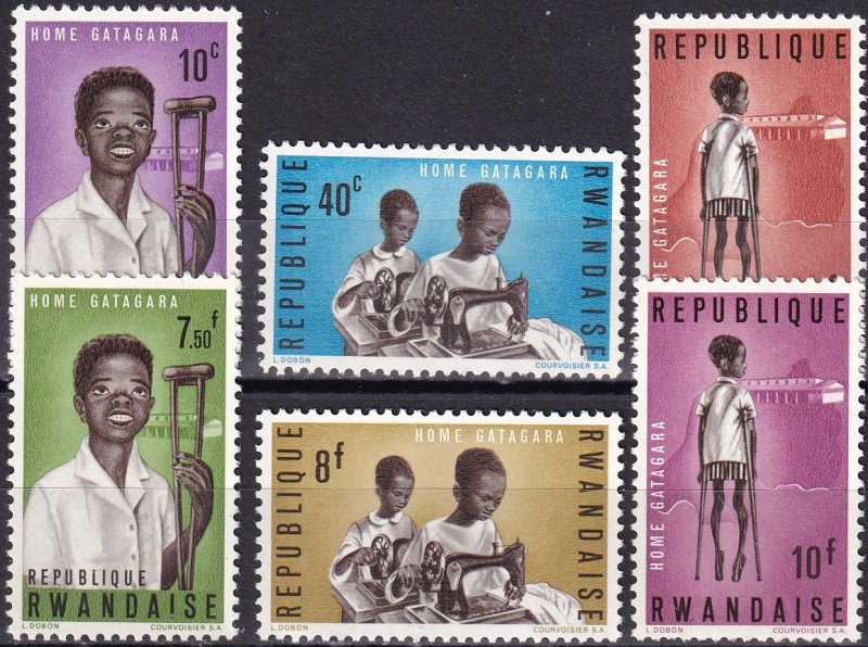 Rwanda #70-5 MNH CV $3.85 (Z9452)
