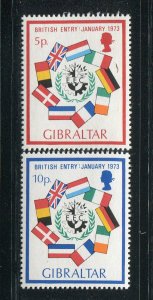 Gibraltar #294-5 MNH - Make Me A Reasonable Offer