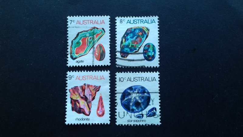 Australia 1973 Gem stones Used