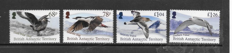 BIRDS - BRITISH ANTARCTIC TERRITORY #595-8 MNH