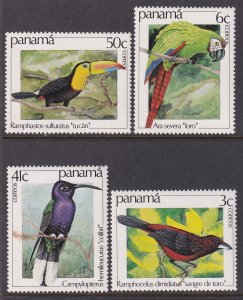 Panama 610-613 Birds MNH VF