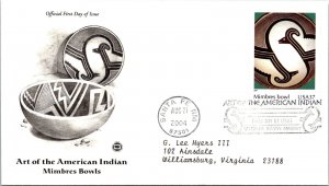 FDC 2004 SC #3873 Mimbres Bowls - Santa Fe, NM - Single - J3161