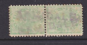 NEW SOUTH WALES, ARMIDALE handstamp Purple, 1905 1/2d. Crown A Postage Due pair