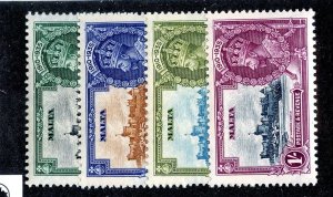 1935 Malta  Sc # 184/87 mlh* cv. $22 ( 519 JUB )