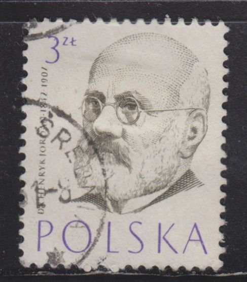 Poland 776 Dr. Henryk Jordan 1957