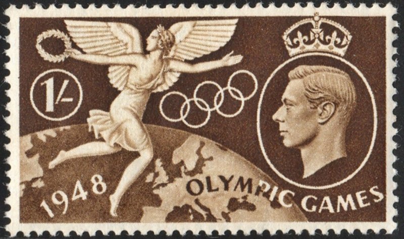 Great Britain #274 1s Summer Olympic Games: London (1948) MNH