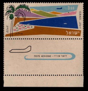 ISRAEL Scott c27 MNH** airmail the gum and paper have  yellowed with age