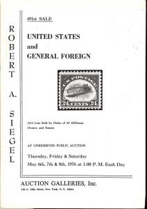 United States and General Foreign, Robert A. Siegel Aucti...