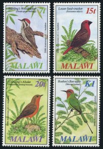 Malawi 470-473, 473a sheet, MNH. Mi 453-456, Bl.65. John Audubon's birds 1985.