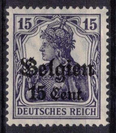 Belgium - German Occupation - Scott N16 MH (SP)