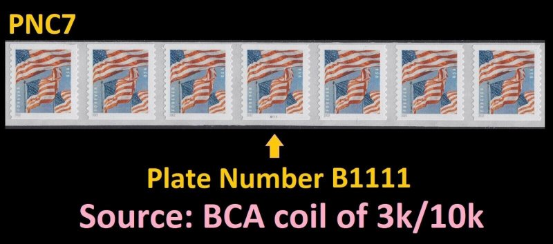 US 5655 Flags forever PNC7 B1111 (from coil of 3000 or 10000) MNH 2022 